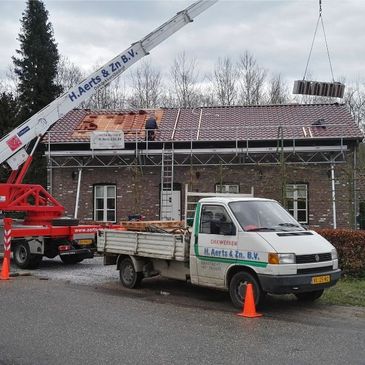 Project dakpannen leggen