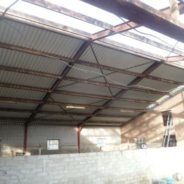 Restauratie dak loods