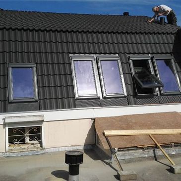 Dakbedekking nieuwbouwhuis